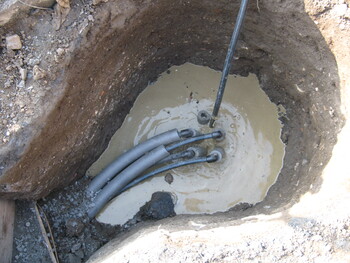 RD Brand&yacute;s nad Labem cementobentonitov&aacute; v&yacute;plň vrtu