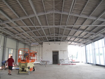 autosalon KIA Modřany př&iacute;prava